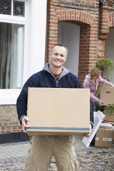 Man and van vehicle ready for a move in Camden