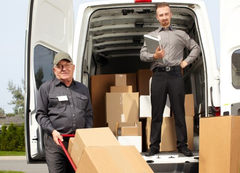 Professional removal team handling a Camden home move