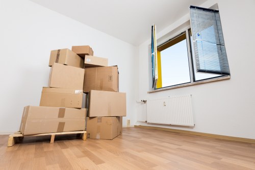 Furniture and household items safely stored in a Camden storage facility