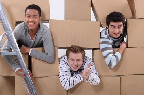 Business relocation setup in a modern Camden office