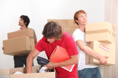 Camden removals service handling boxes and furniture with professional care