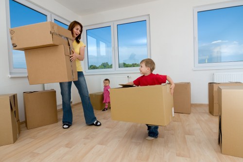 Careful packing and protection of fragile household items