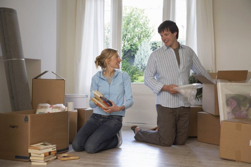 Camden apartment move with movers navigating narrow streets