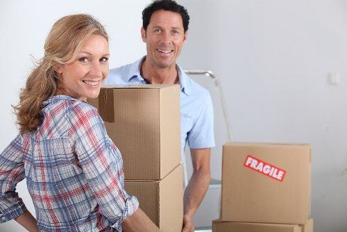 Customer reviewing service terms for a removals booking